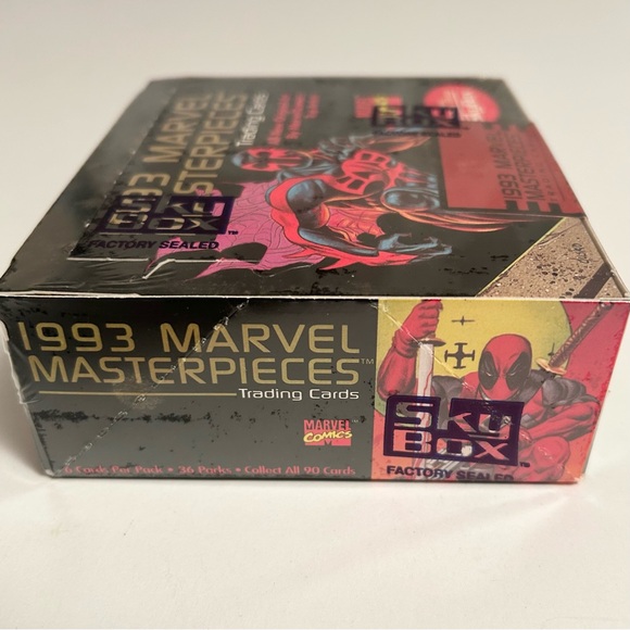 Marvel Masterpieces Trading Cards - Black and Red - Picture 5 of 6